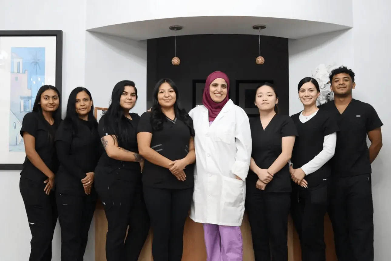 Dr. Afrin Mariyam with the KiDental team